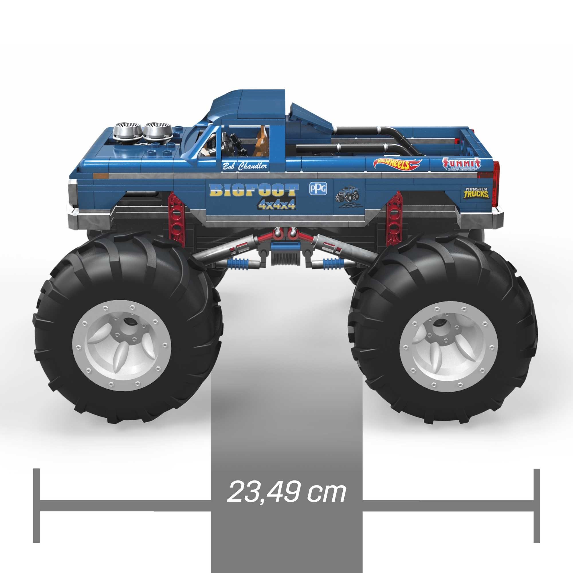 Конструктор MEGA Hot Wheels Bigfoot 538 дет. - фото 6