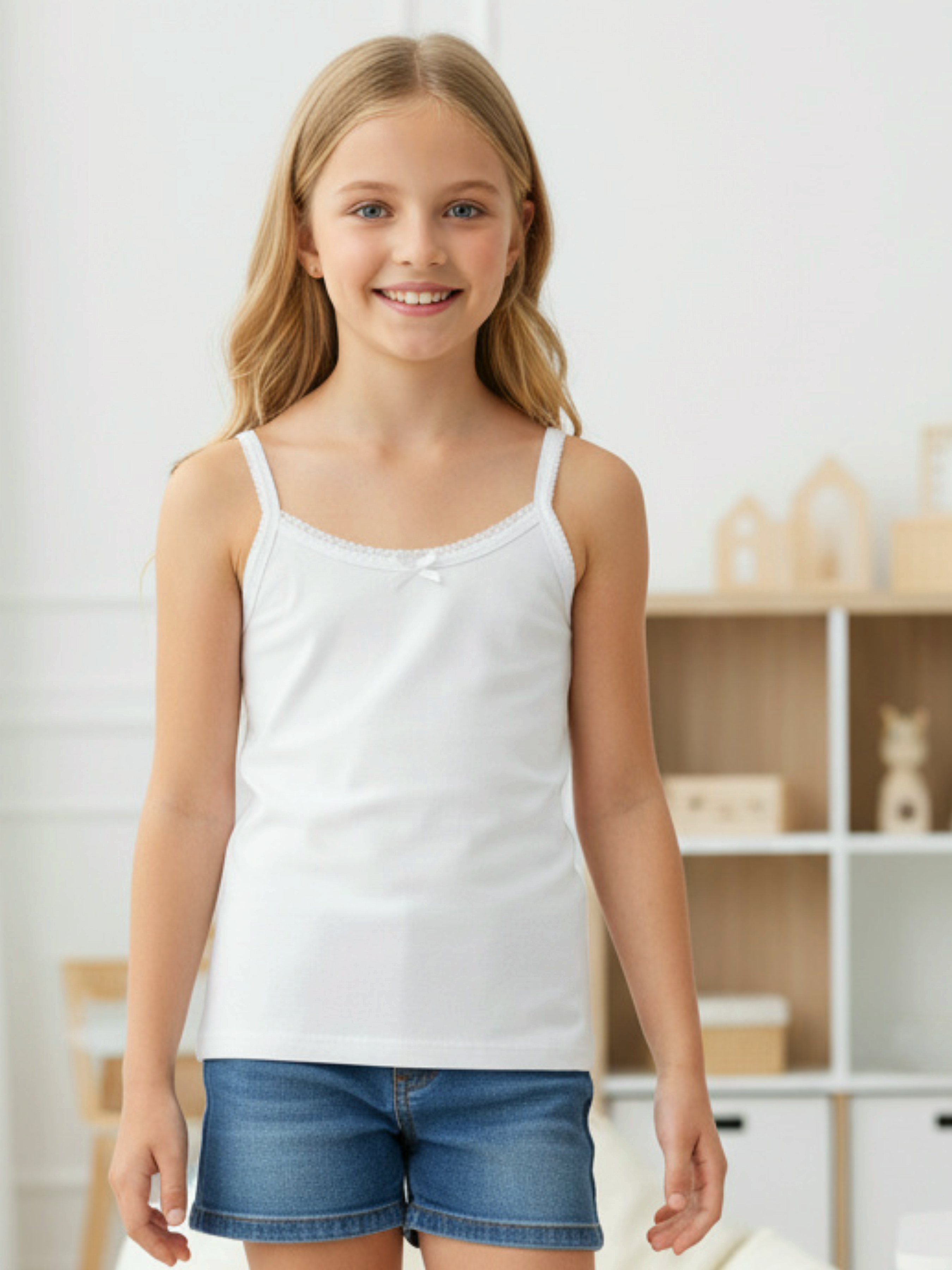 Изображение товара Майка Linas baby для новорожденного из 100% хлопка