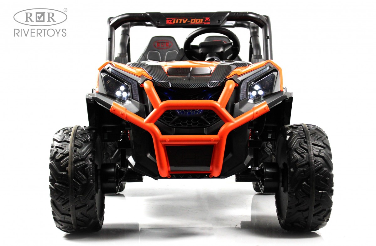 Электромобиль RIVERTOYS K777KK-LUX-BUGGY-ORANGE С пультом ДУ - фото 19
