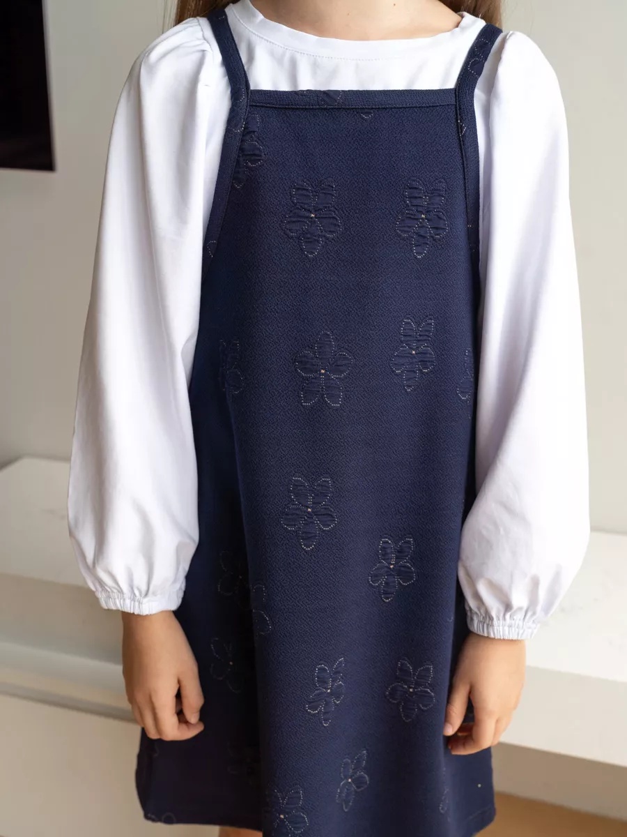 Платье TForma STD01_син_цветы - фото 1