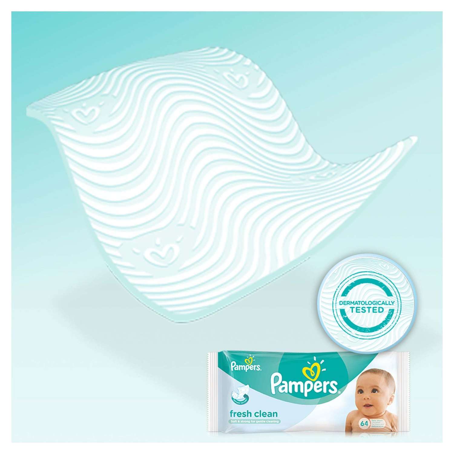 Влажные салфетки Pampers Fresh Clean 2 упак. 64 шт. - фото 5