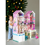 Домик для кукол PAREMO 134 см с мебелью