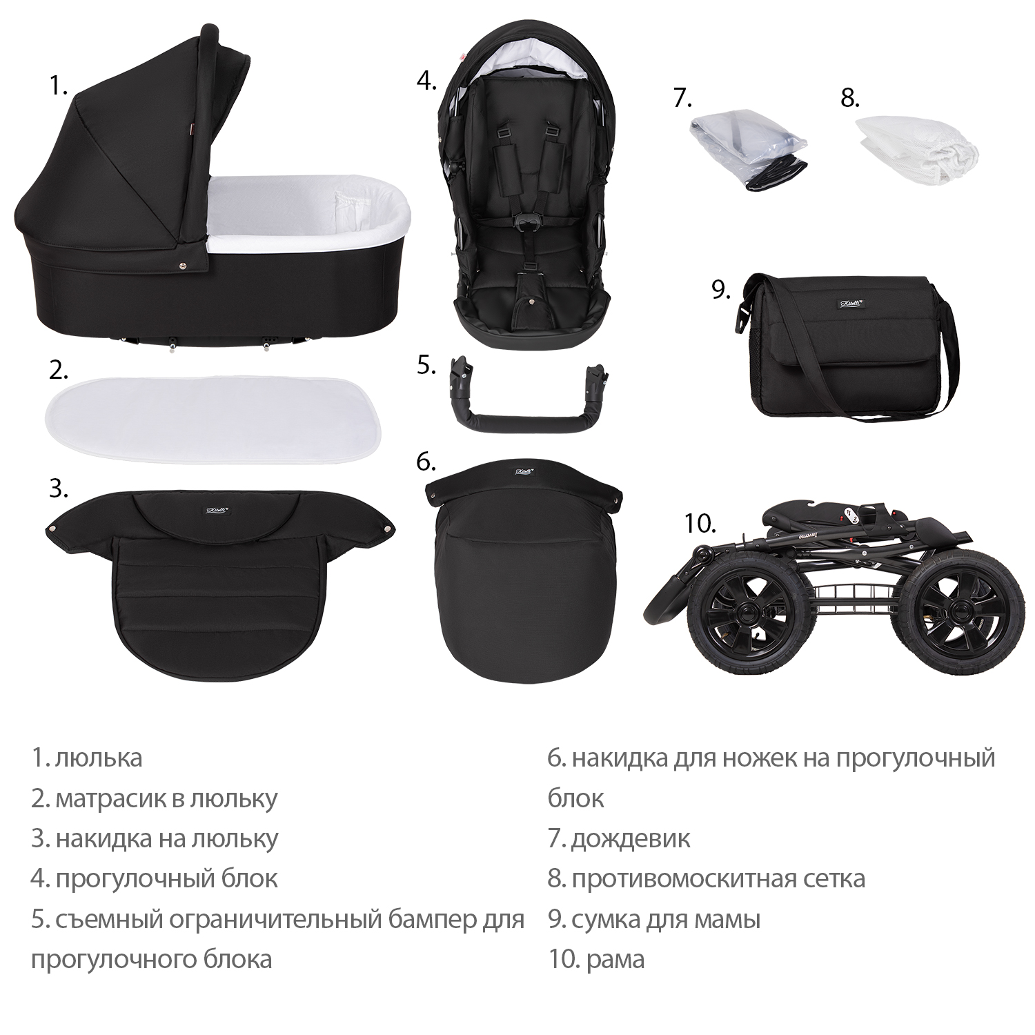 Коляска 2в1 Kitelli Inverno - фото 11