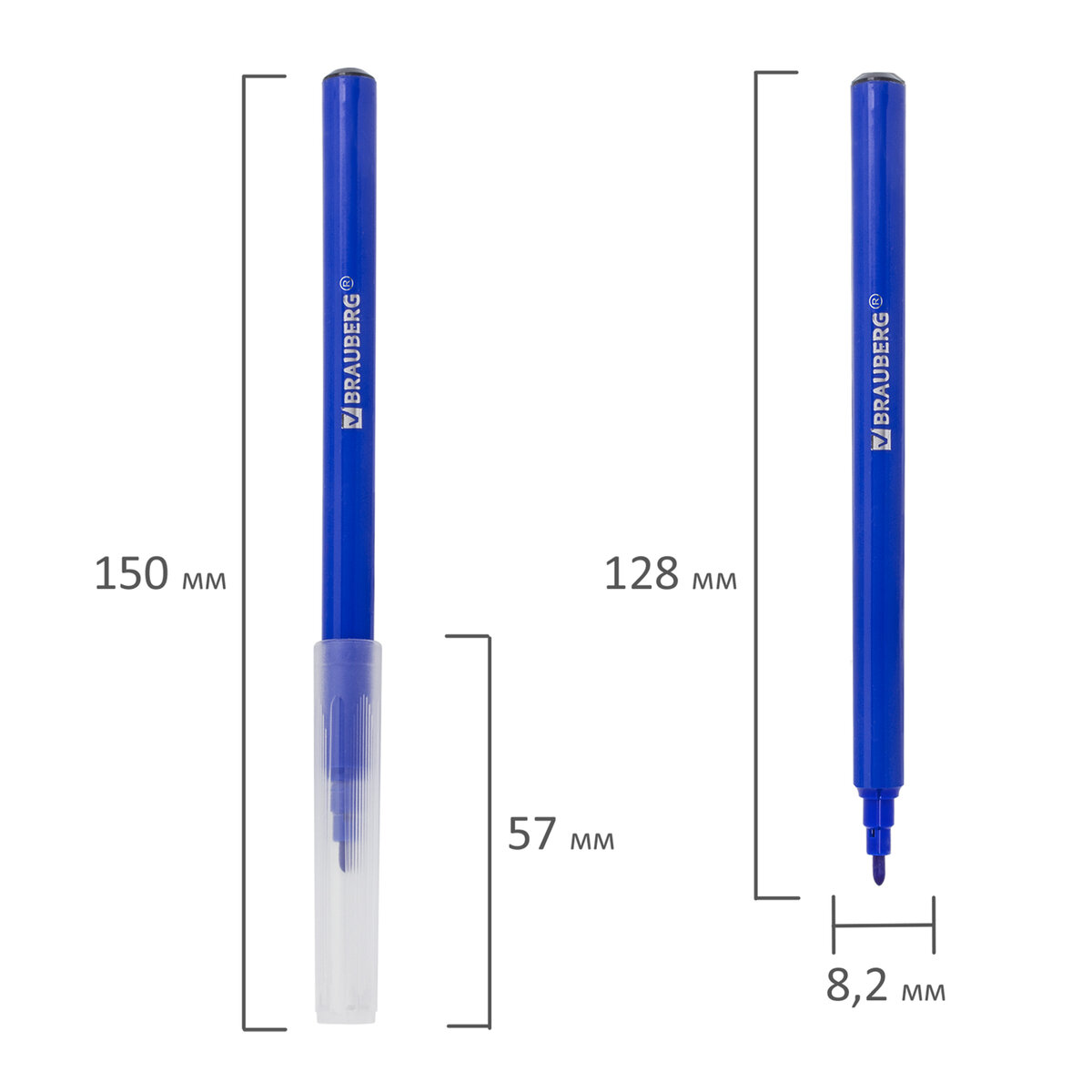 Фломастеры Brauberg 24 шт. - фото 3