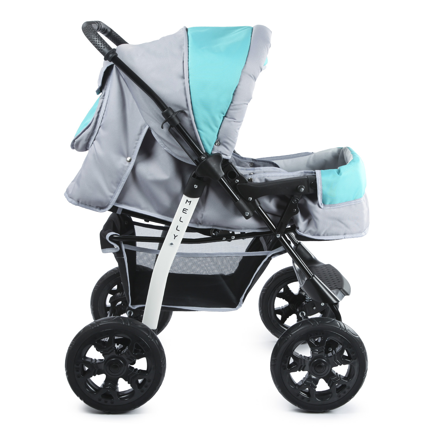 Коляска трансформер Babyton Melly Blue - фото 4