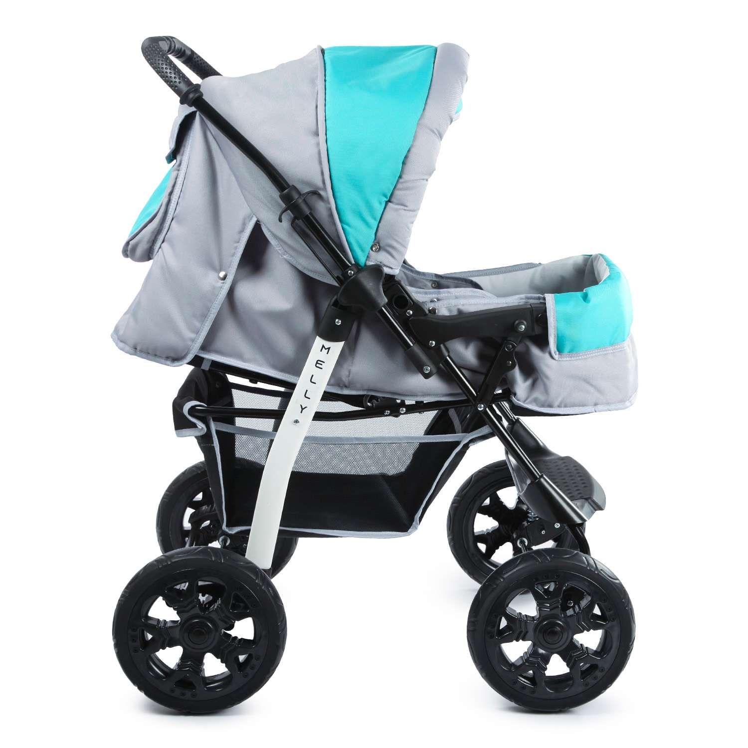 Коляска трансформер Babyton Melly Blue - фото 4