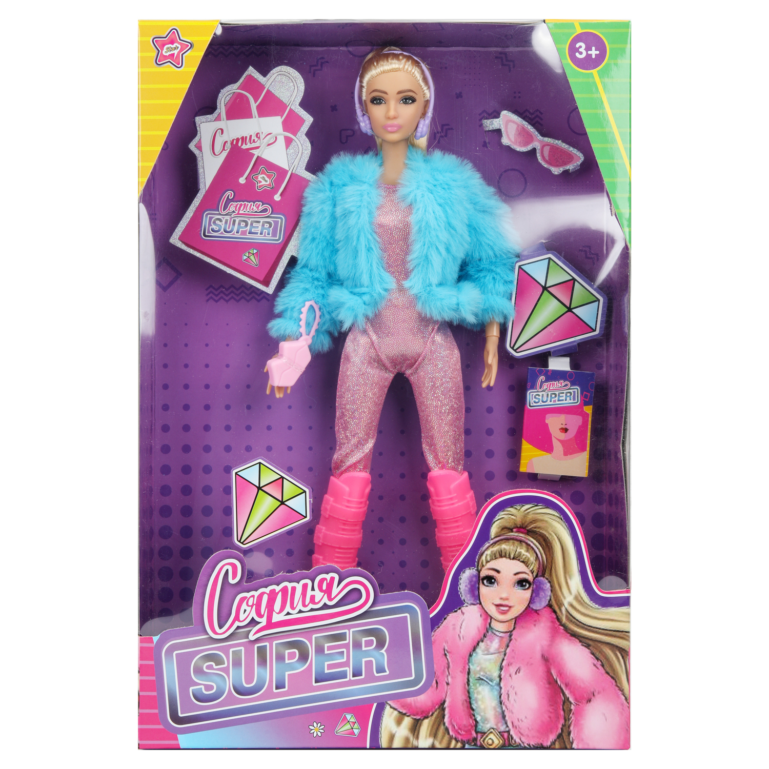 Кукла модельная Карапуз высота 29 см 395428 - фото 1