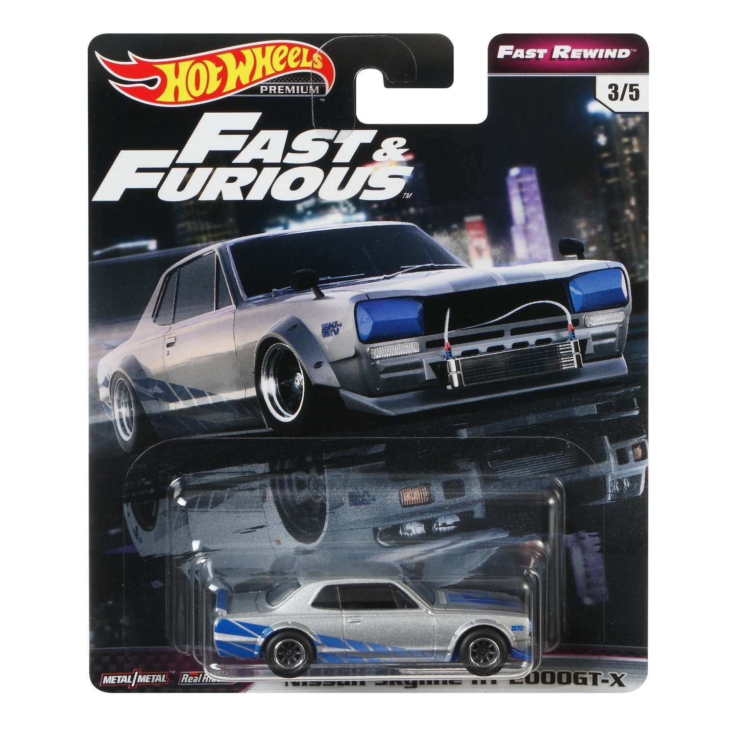 Автомобиль Hot Wheels Nissan 1:64 GBW75 - фото 2