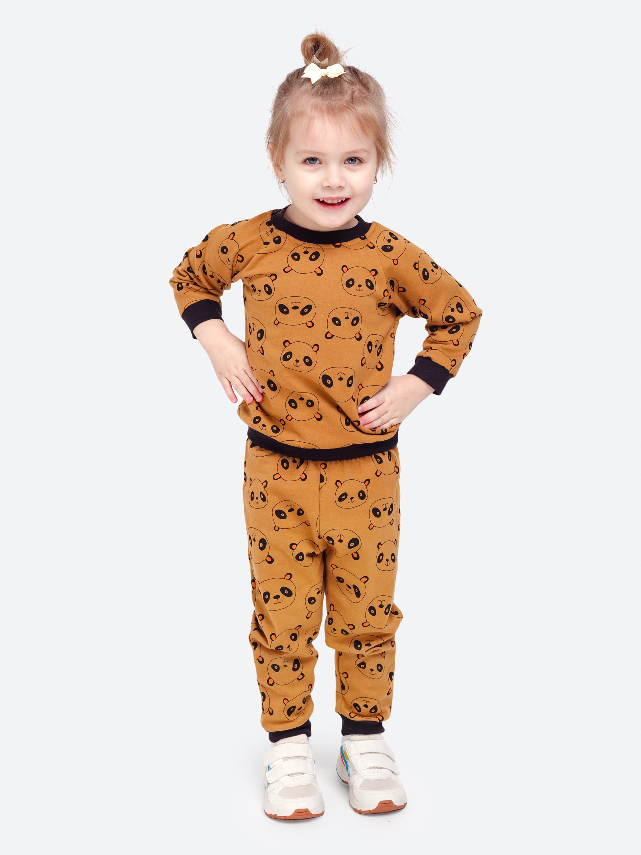 Костюм VEDDI 635ф-21/горчица/панда - фото 9