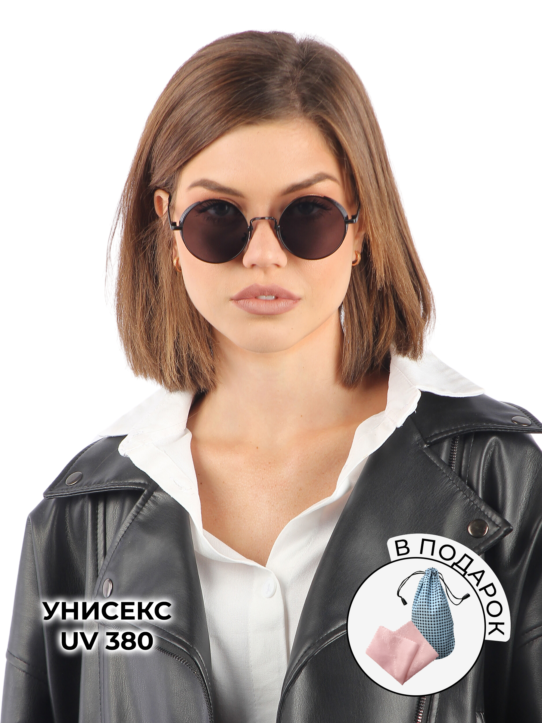 Очки солнцезащитные Pretty Mania RDT005-MTBK - фото 2