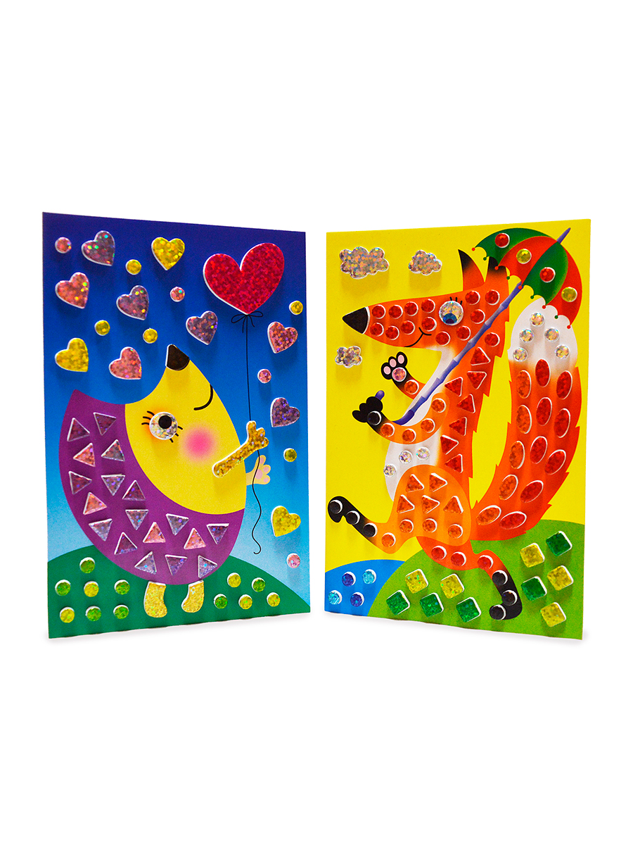 Набор для творчества Дрофа-Медиа аппликация Лисичка Ёж - фото 3