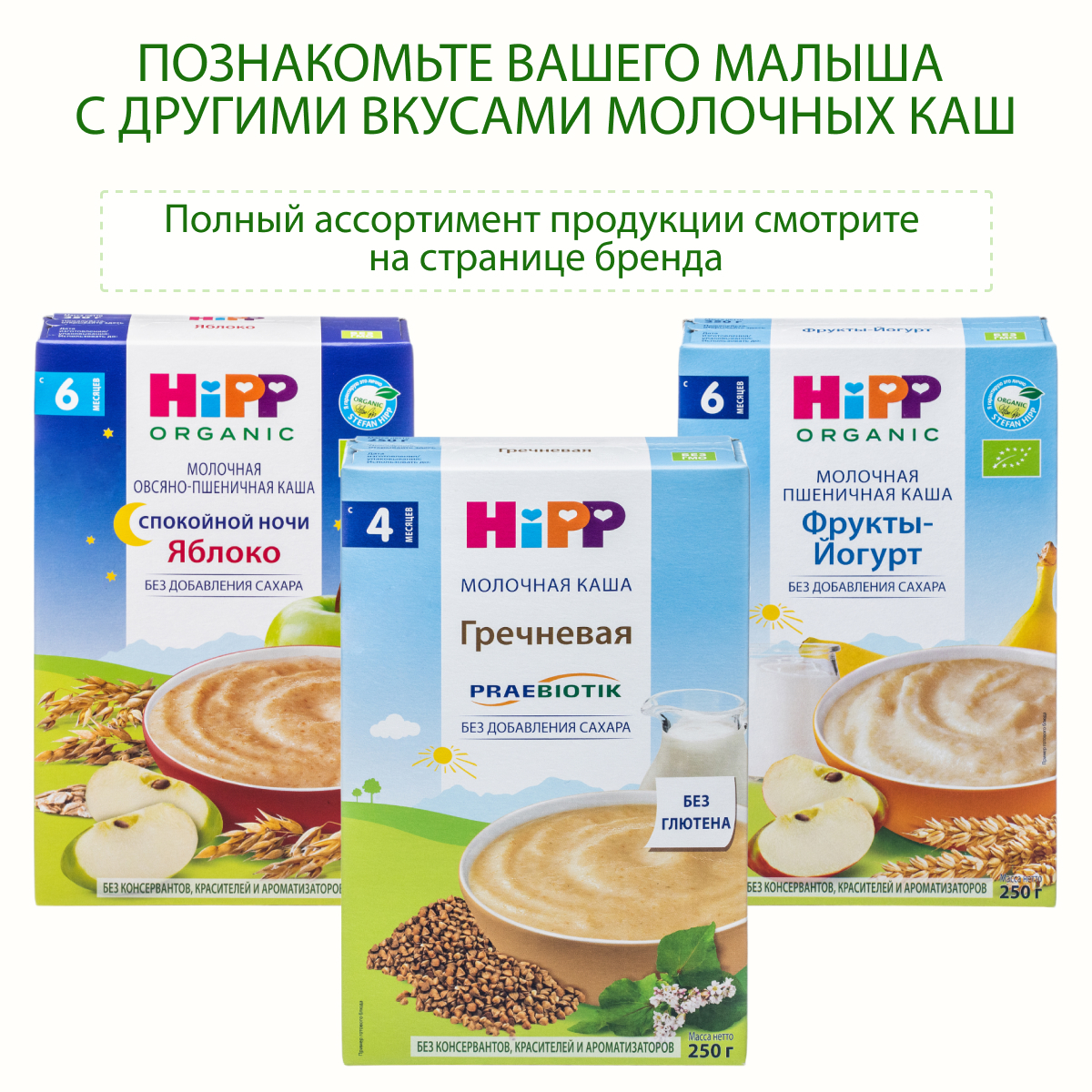 Каша молочная Hipp с пребиотиками злаки-чернослив 250г с 6месяцев - фото 4