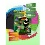 Цветной картон AXLER 48 лист.