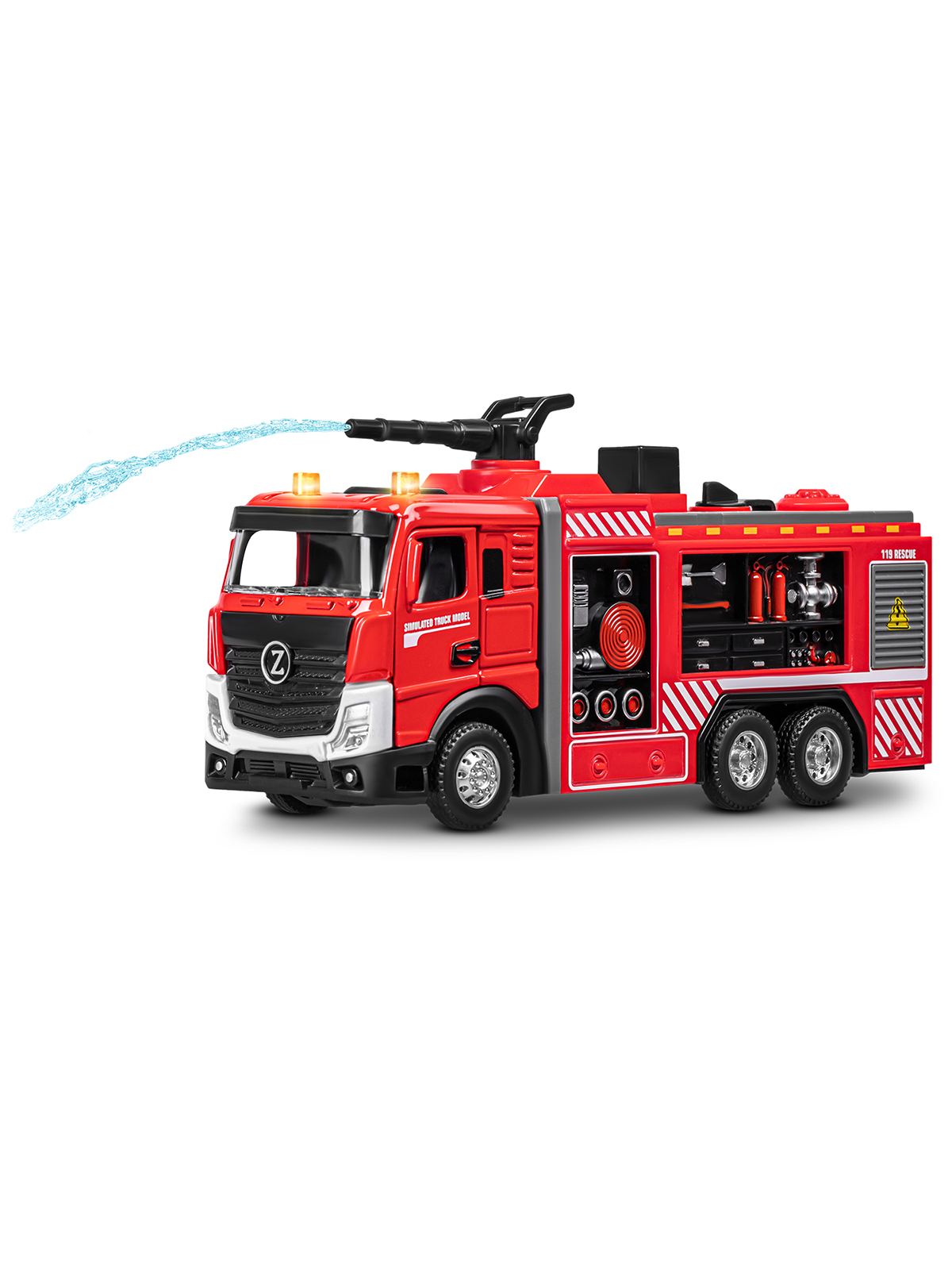 Пожарная машина AUTODRIVE с водой JB0405416 - фото 22