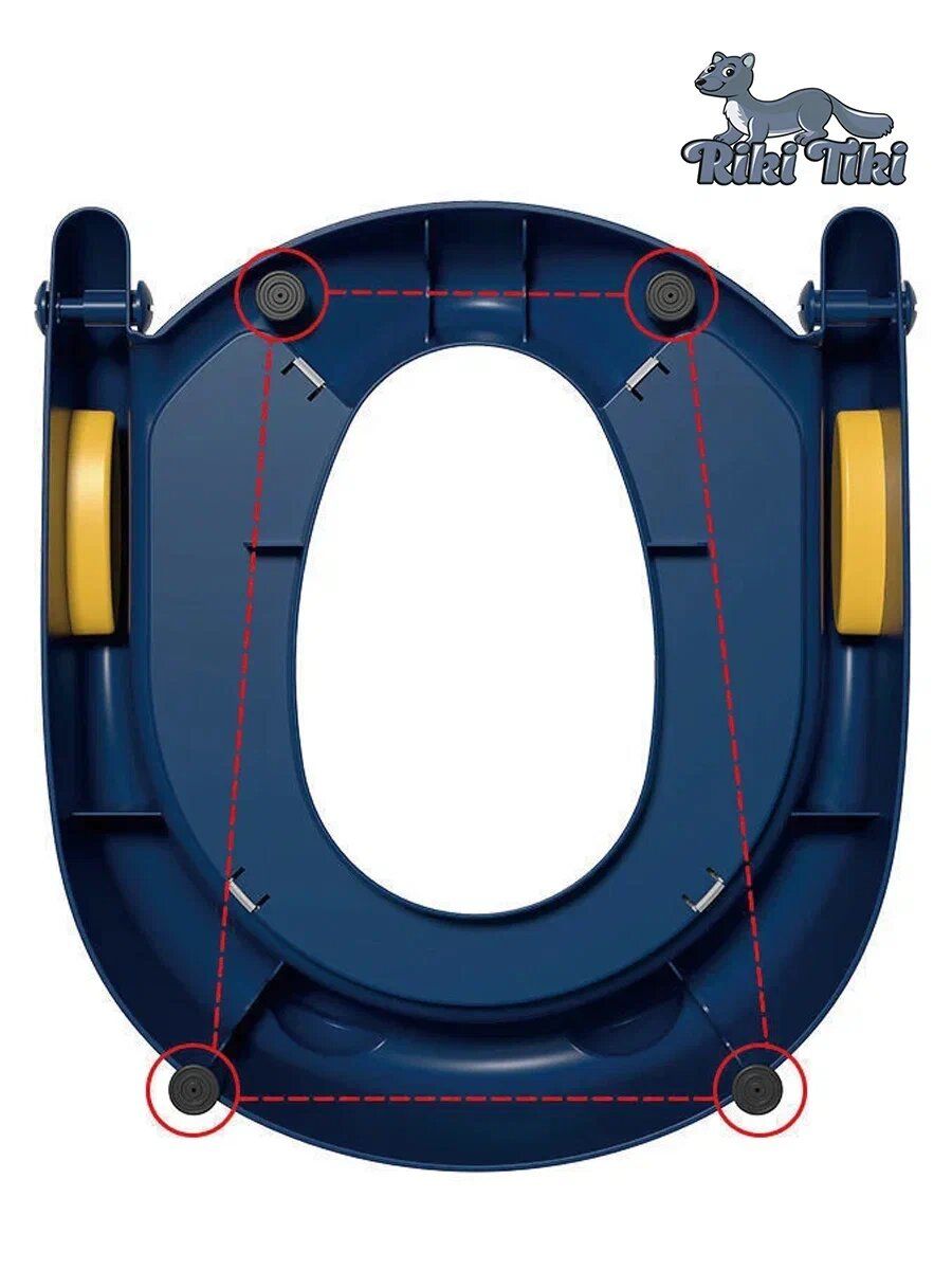 Накладка на унитаз RIKI TIKI baby розовый - фото 12