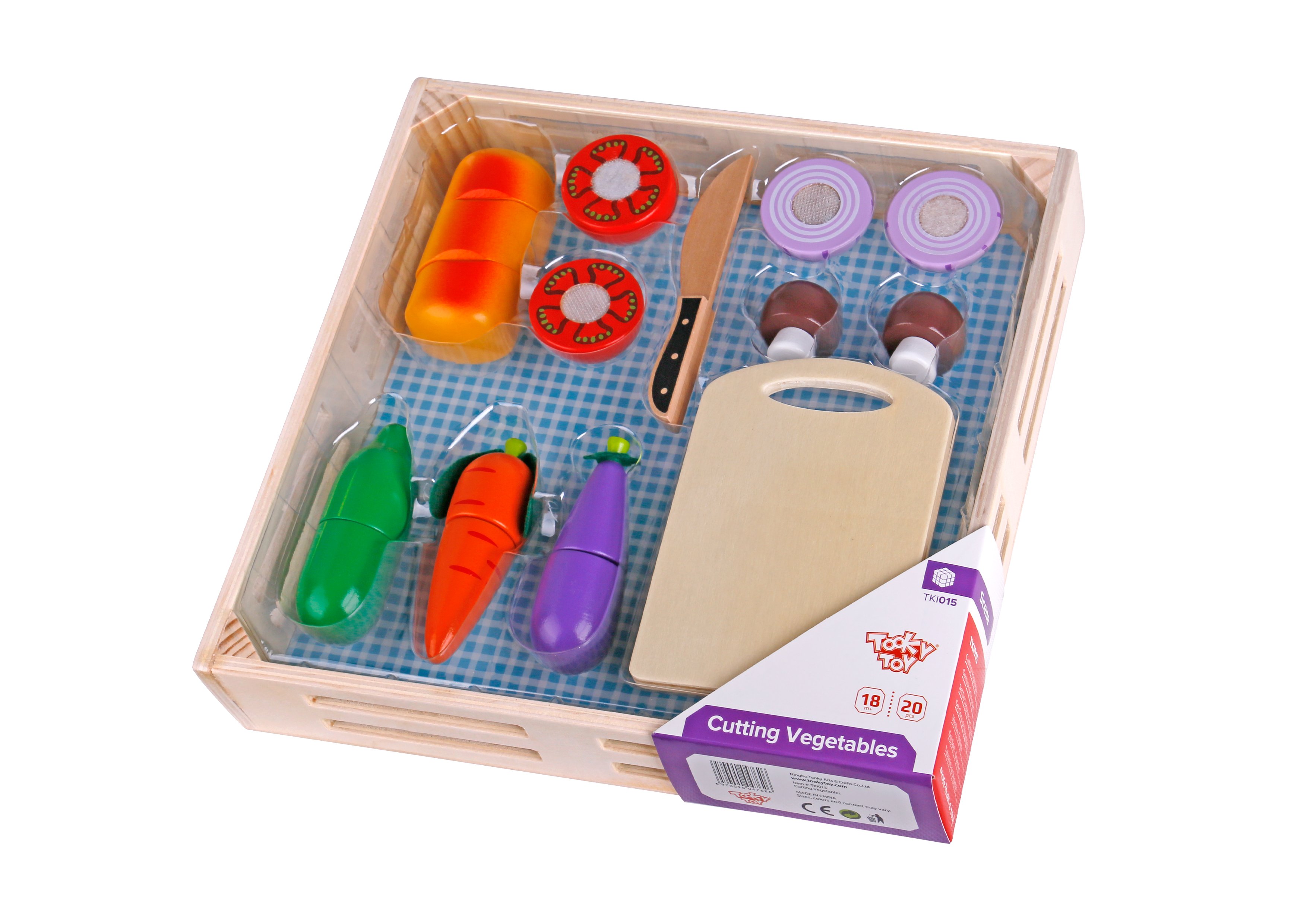 Игровой набор Tooky Toy продукты, прилавок, касса, тележки и корзинки - фото 1