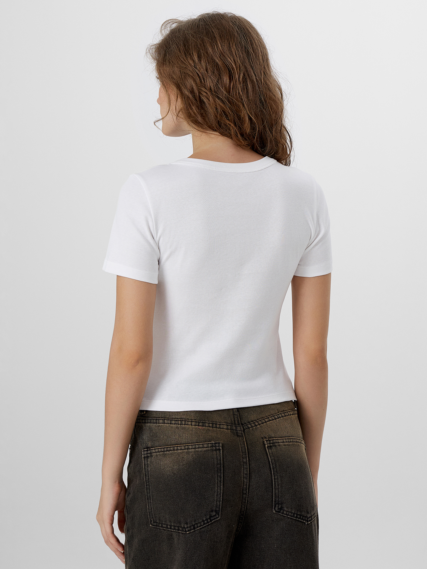 Футболка Mark Formelle (Марк Формэль) 112560/белый +печать - фото 2