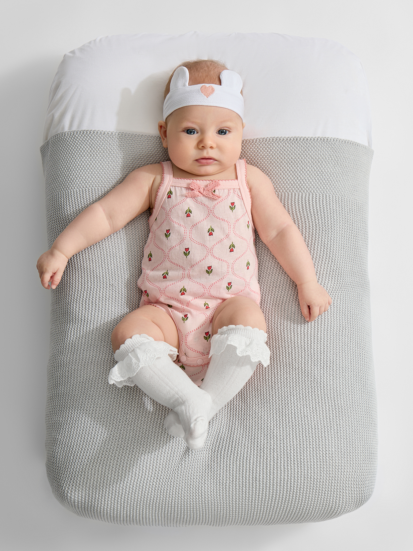 Комплект Happy Baby 90155-0_white&pink - фото 2