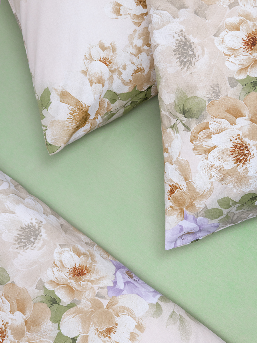 Комплект постельного белья для SNOFF Ассанта сатин полутораспальный 4 предм. - фото 5