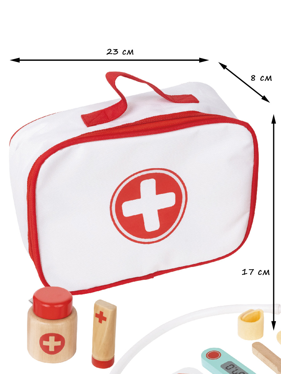 Игрушка Hape Доктор (инструменты) 11 предм. - фото 4