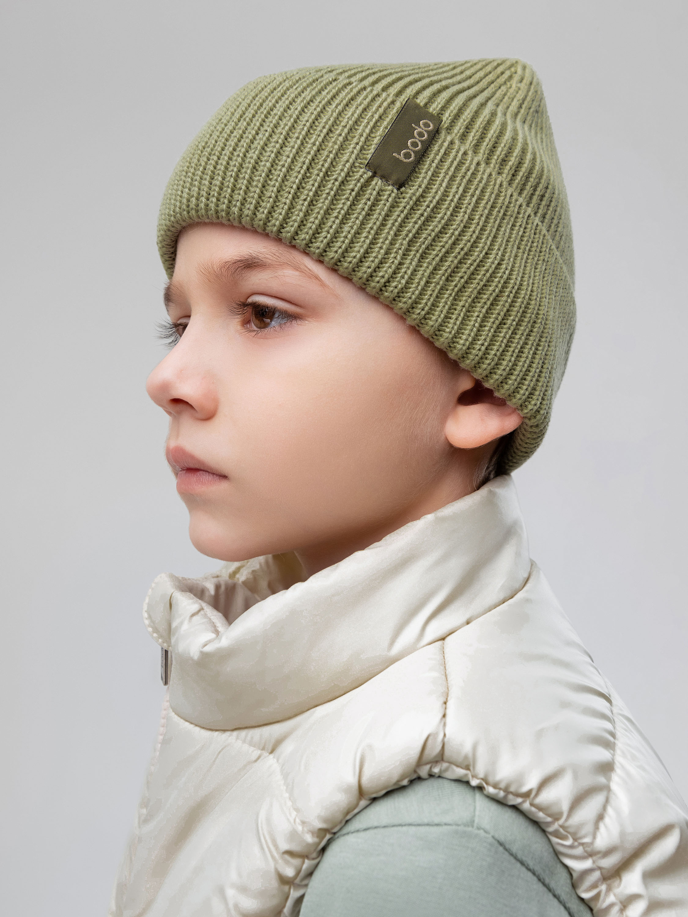 Шапка Bodo 10-415MU_оливковый - фото 3