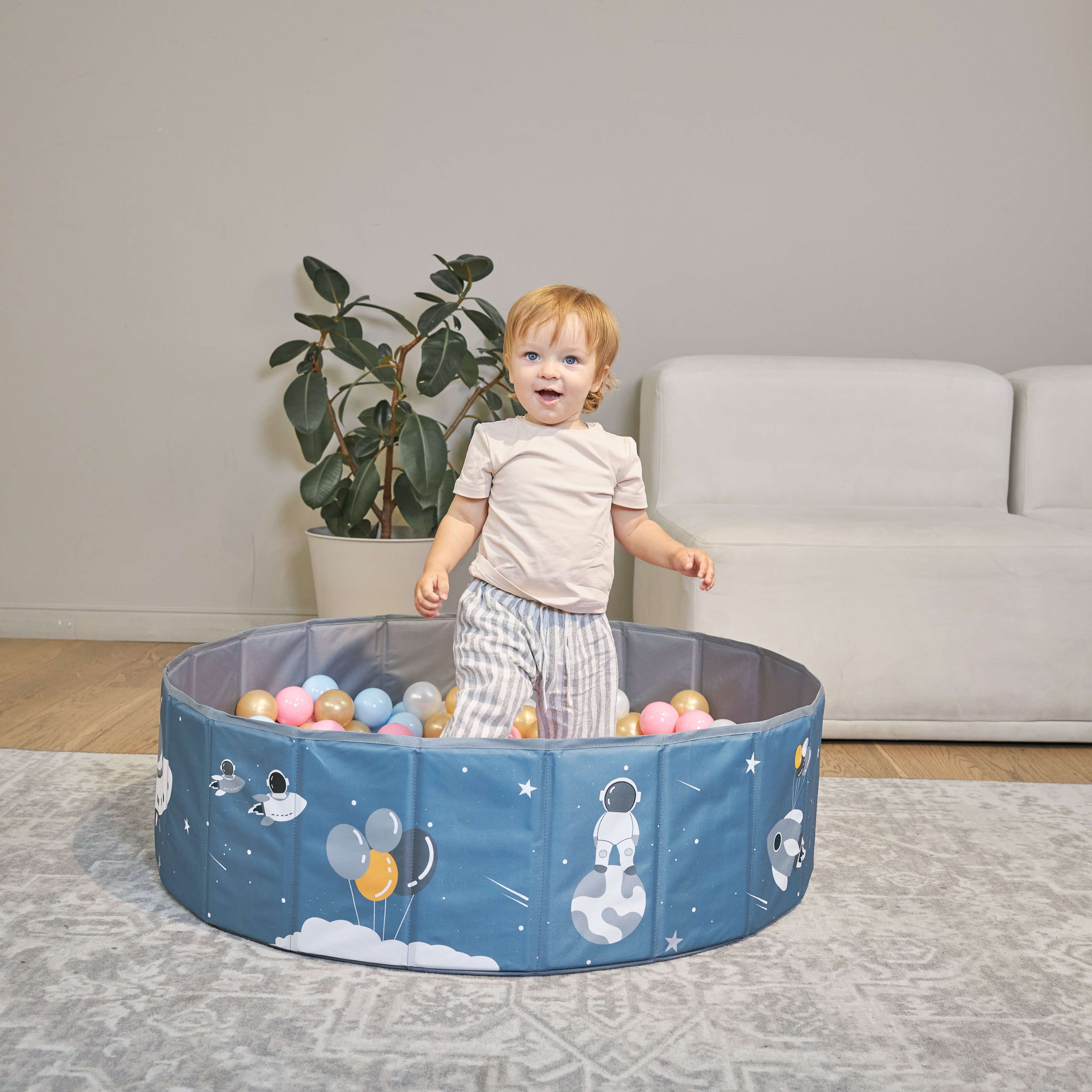 Детский сухой бассейн UNIX Kids Space + 150 шариков - фото 11