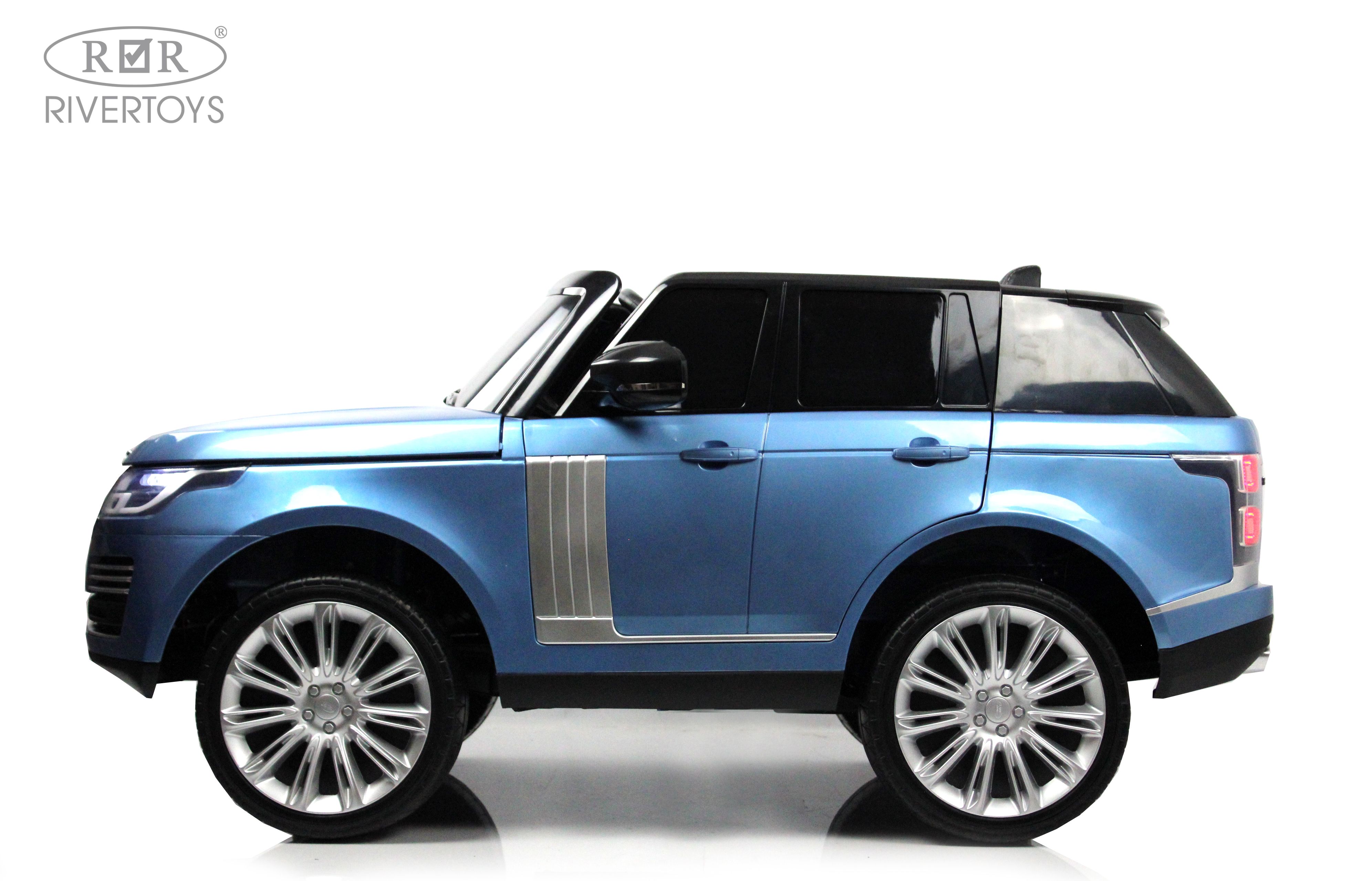 Электромобиль RIVERTOYS Land Rover Y222YY-BLUE-GLANEC С пультом ДУ - фото 6