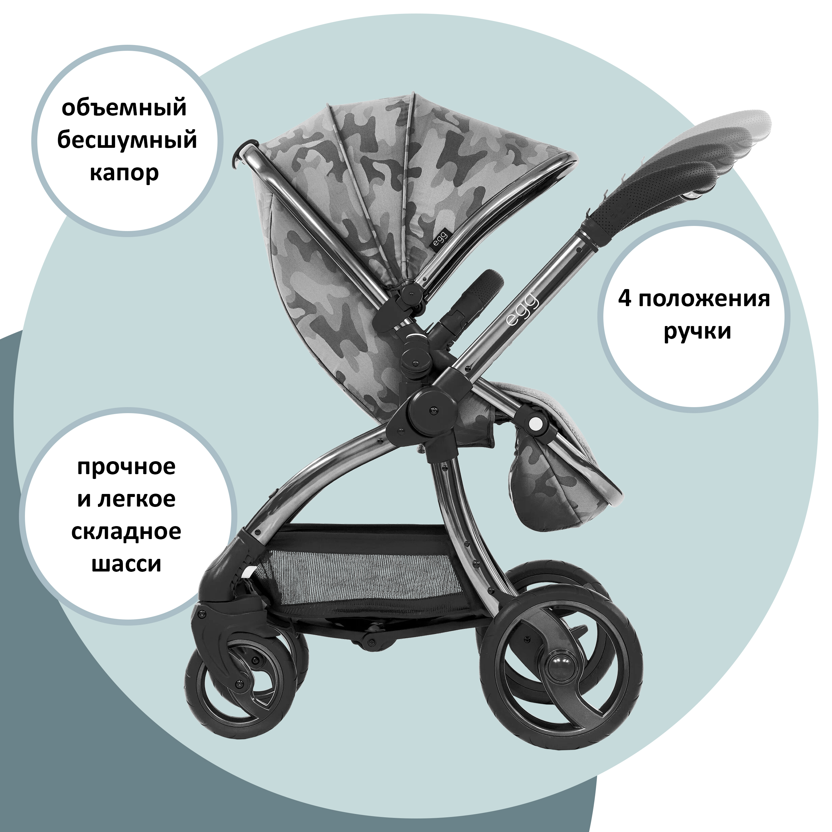 Коляска прогулочная Egg Premium / Anthracite - фото 6