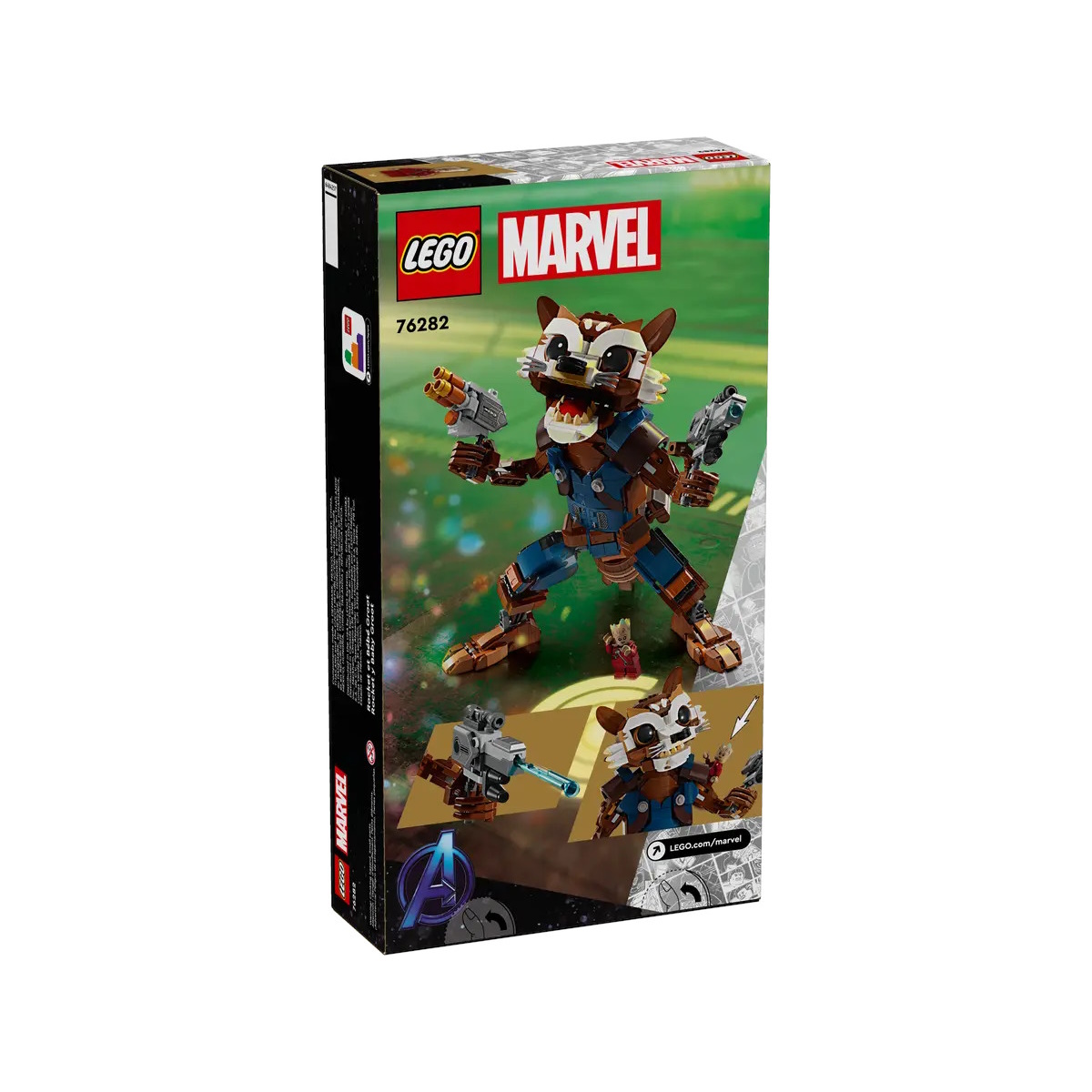 Конструктор LEGO Marvel Super Heroes Rocket Baby Groot - фото 7
