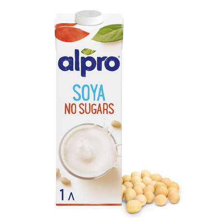 Напиток Alpro соевый без сахара с витаминами 1л