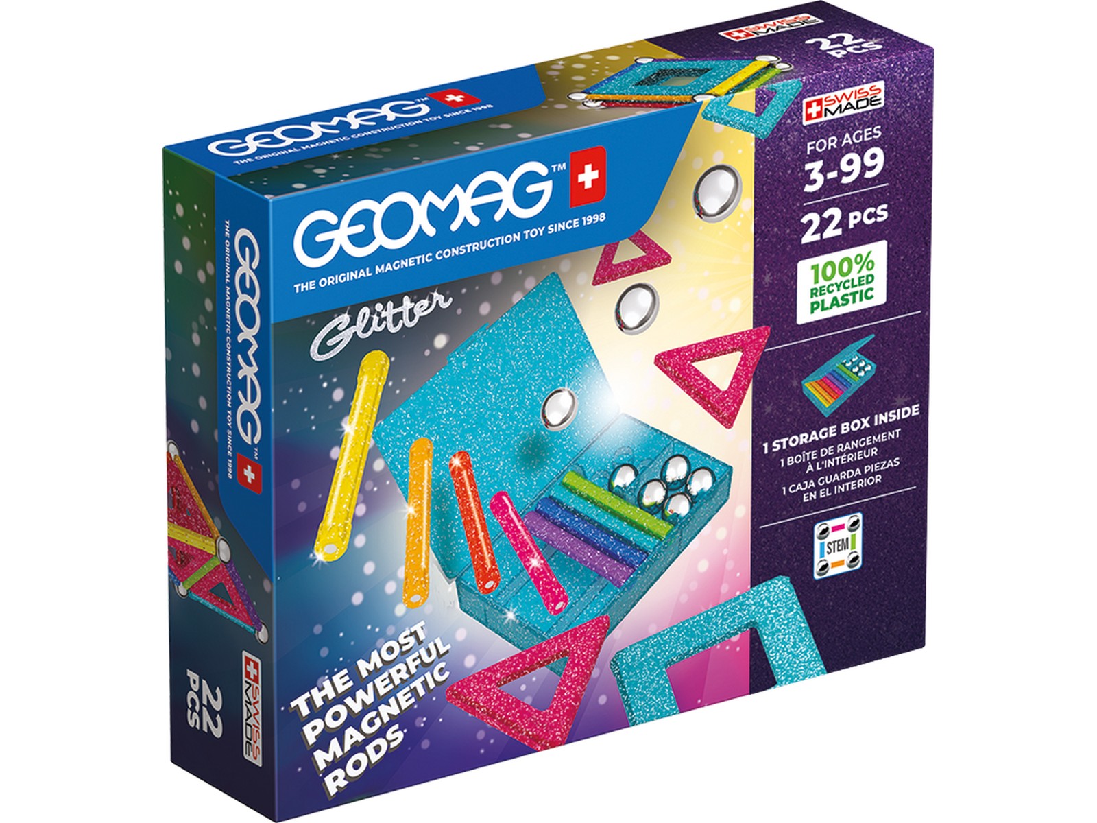 Конструктор Geomag магнитный 22 дет. - фото 12