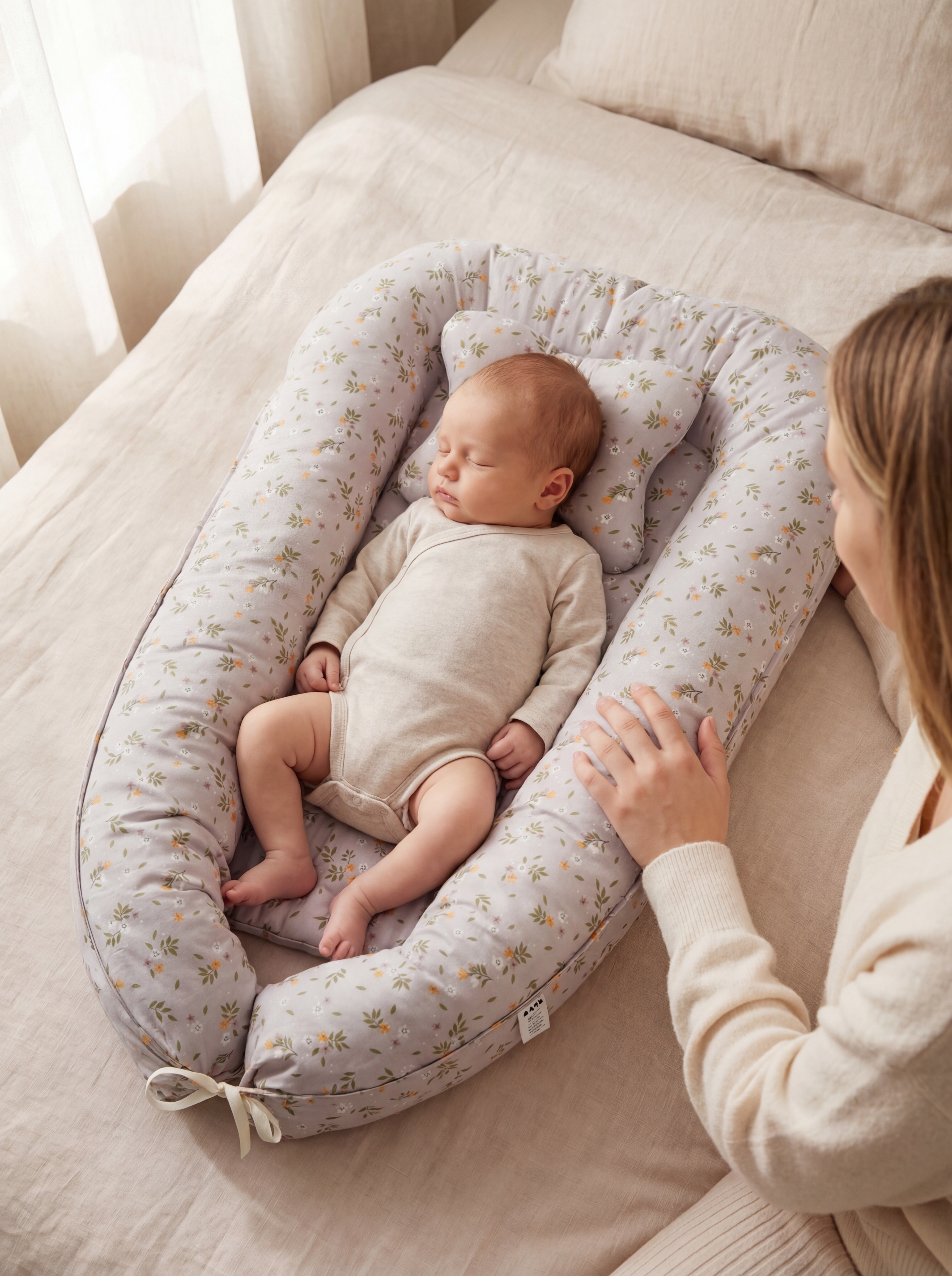 Матрас гнездышко KUZA Веточки 50х90 - фото 7