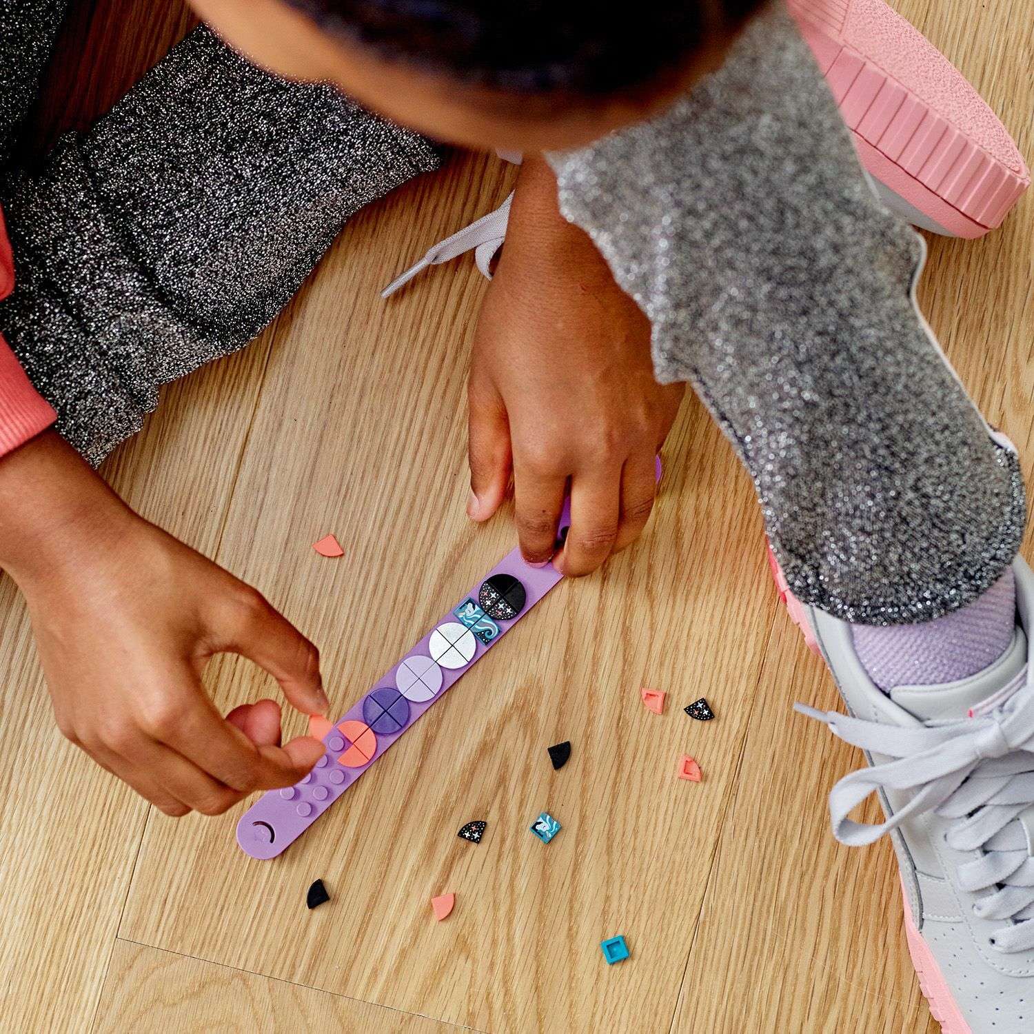 Конструктор LEGO DOTS Браслет Сверкающий единорог - фото 15