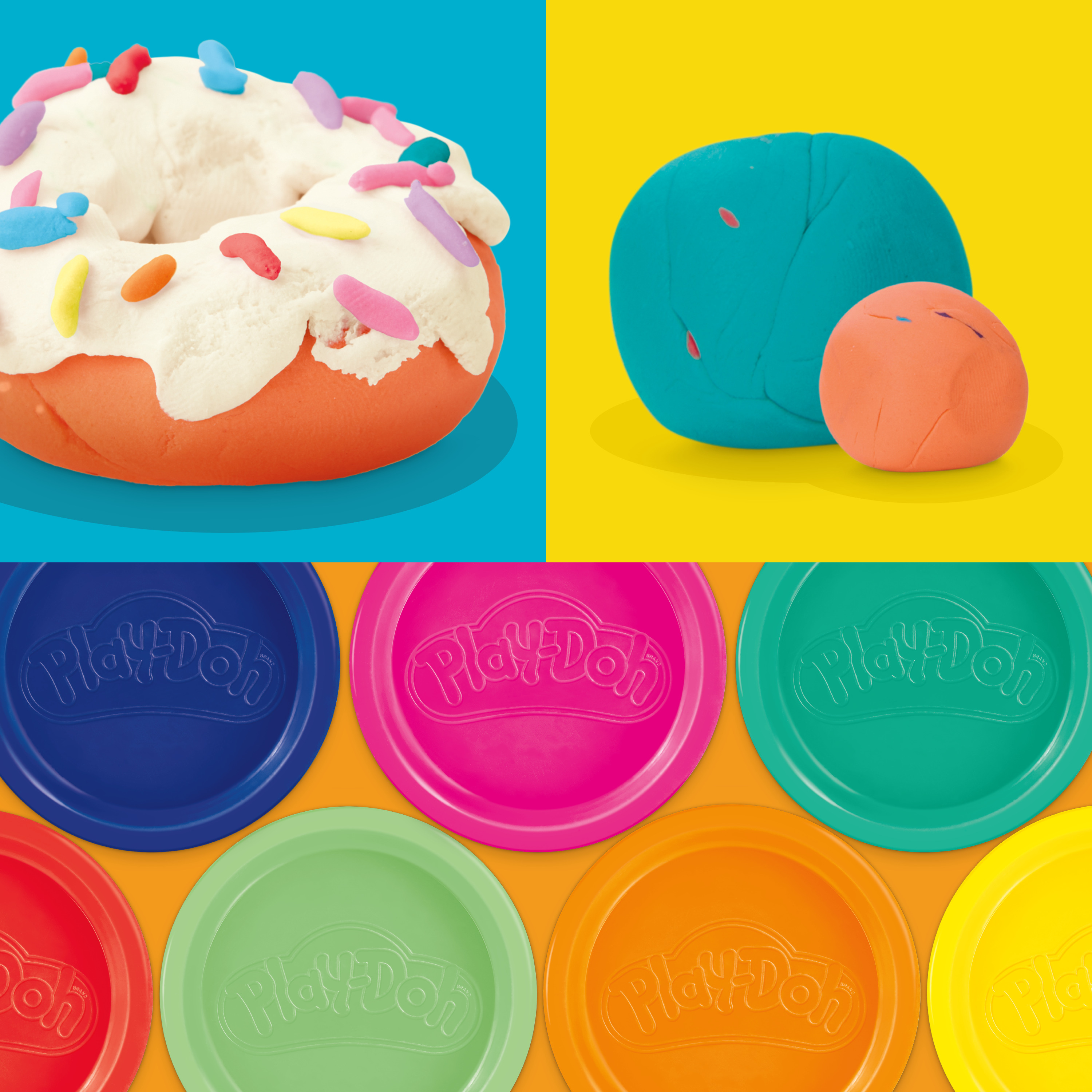 Масса для лепки Hasbro Play Doh 50шт. Супер-радуга - фото 3