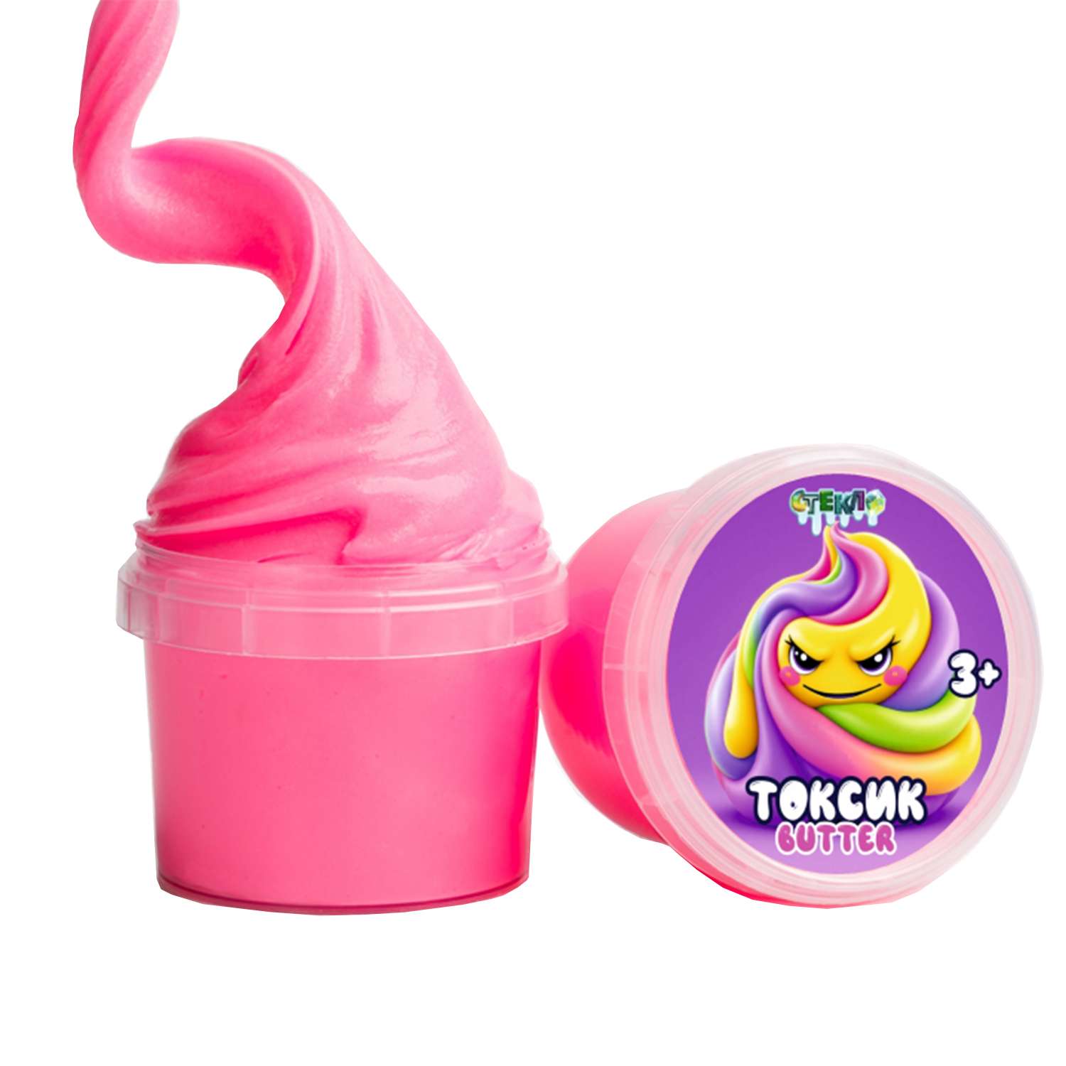 Игрушка-антистресс Слайм Стекло слайм Butter 65г в ассортименте - фото 4