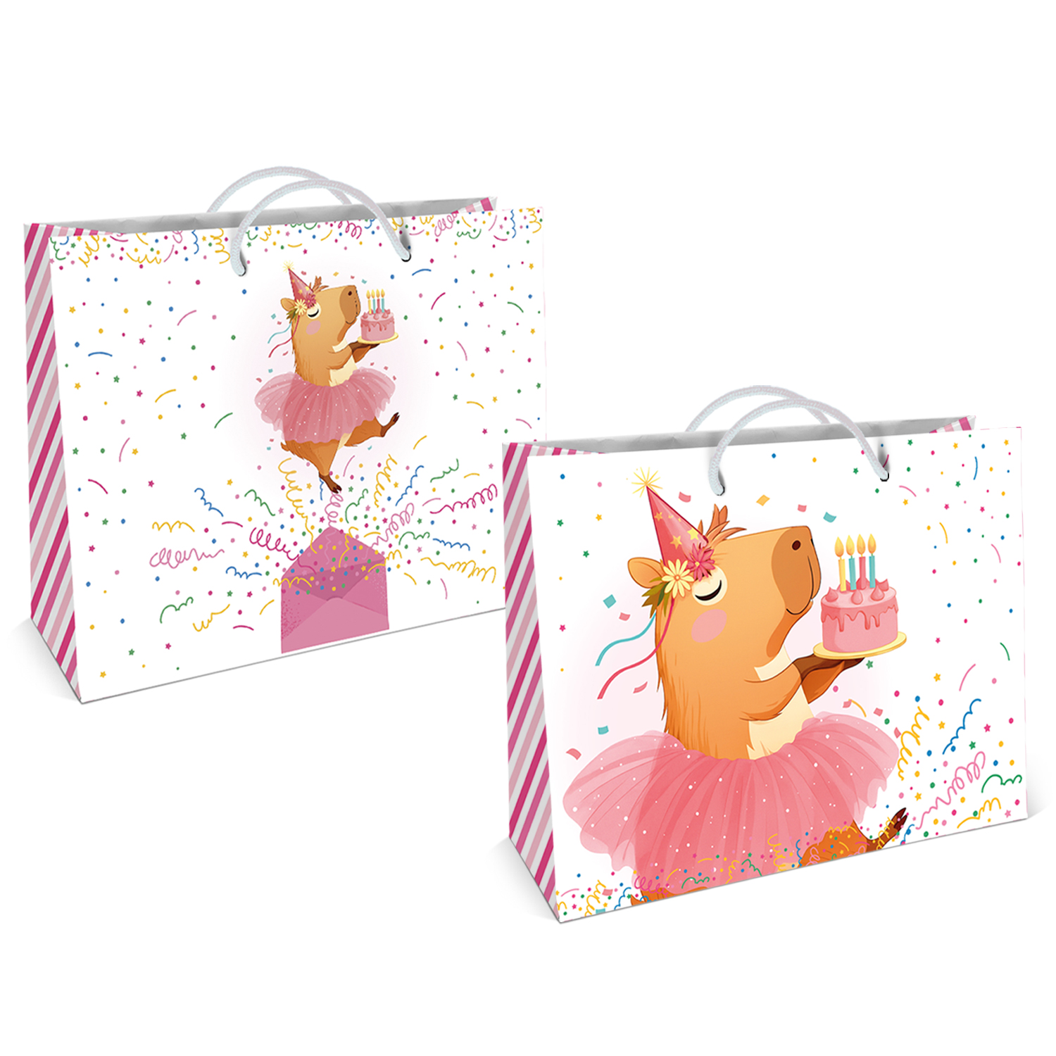 Пакет подарочный ND PLAY Капибара 40*30см - фото 4