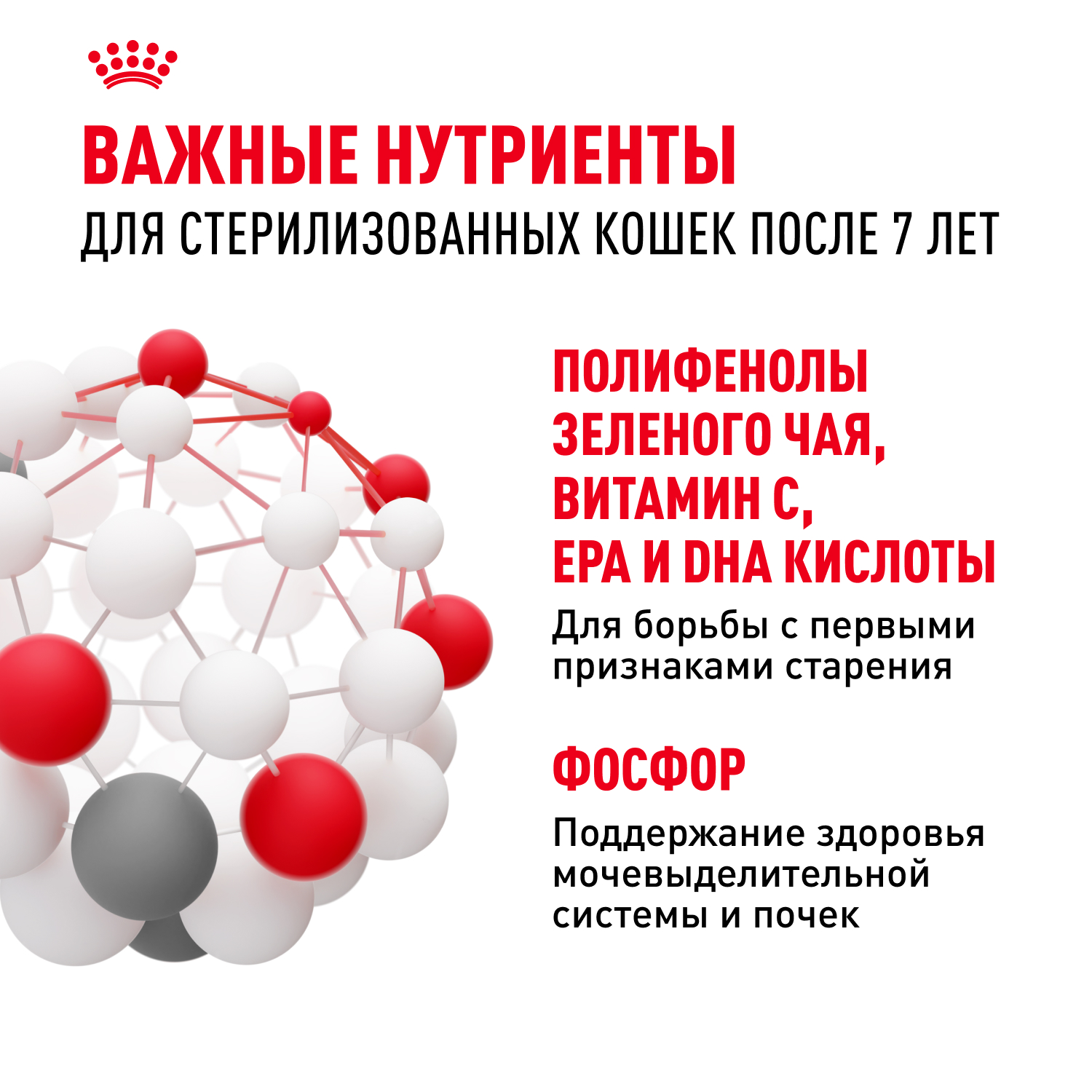 Корм сухой для кошек ROYAL CANIN Sterilised 400г пожилых стерилизованных - фото 5