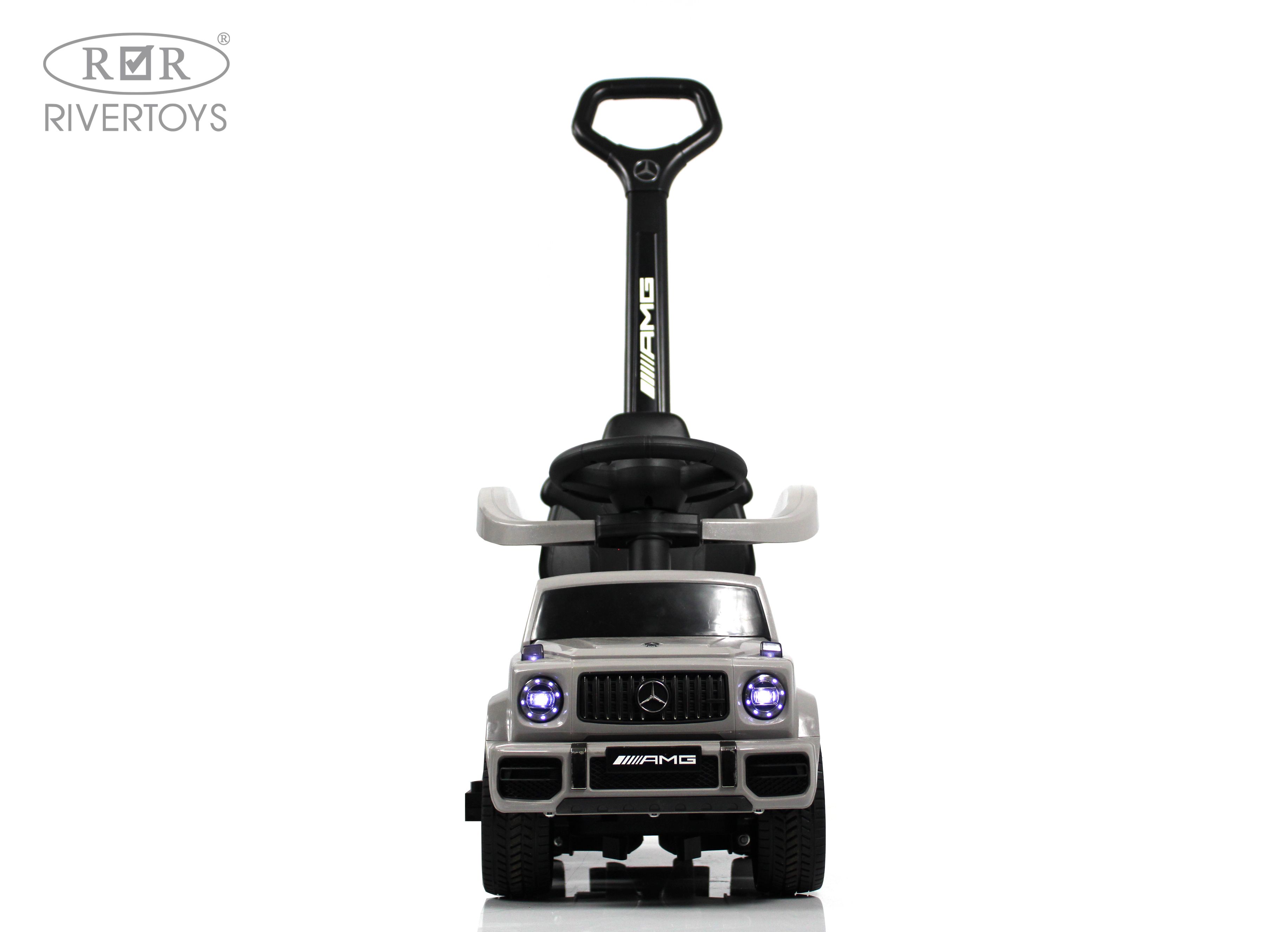Электромобиль RIVERTOYS Mercedes Z001ZZ-A-GREY-DIAMOND С пультом ДУ - фото 6