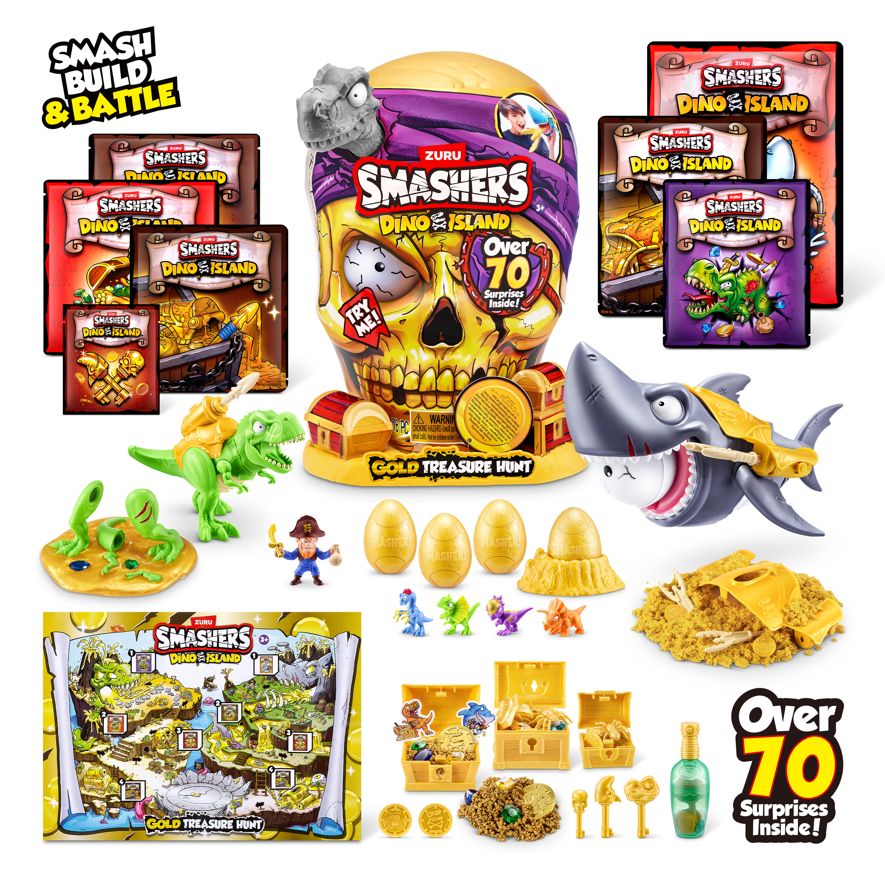 Игровой набор Zuru Smashers Остров динозавров - фото 13