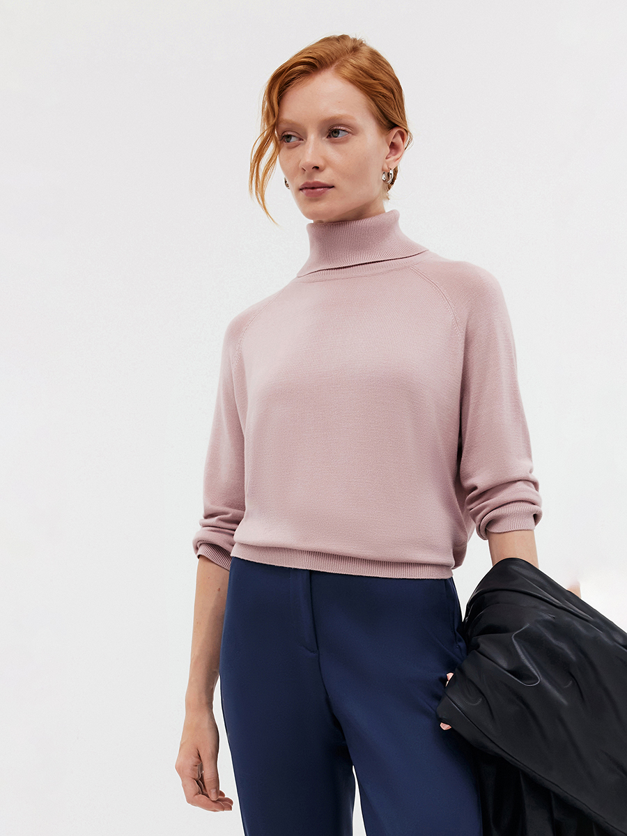 Водолазка Baon B2223701/DUSTY MAUVE - фото 2