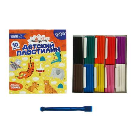 Пластилин Calligrata 10 цв.