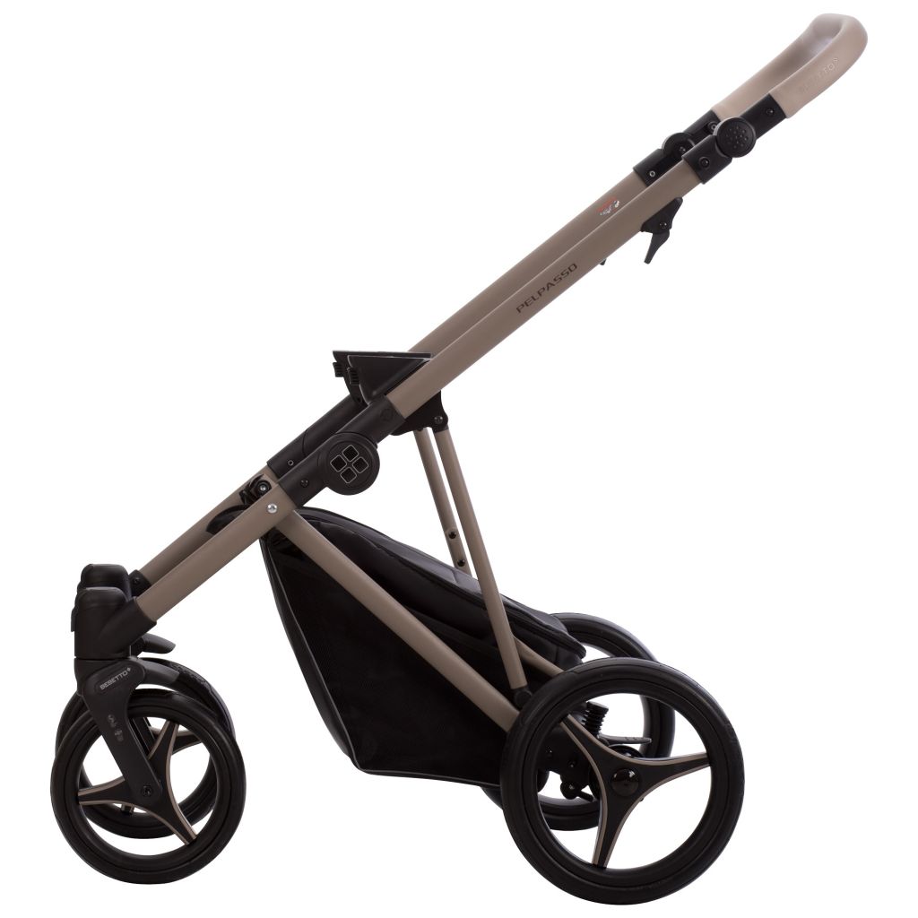 Коляска 2в1 Bebetto Pelpasso 01 Kaszmir св.бежевый бежевый - фото 14