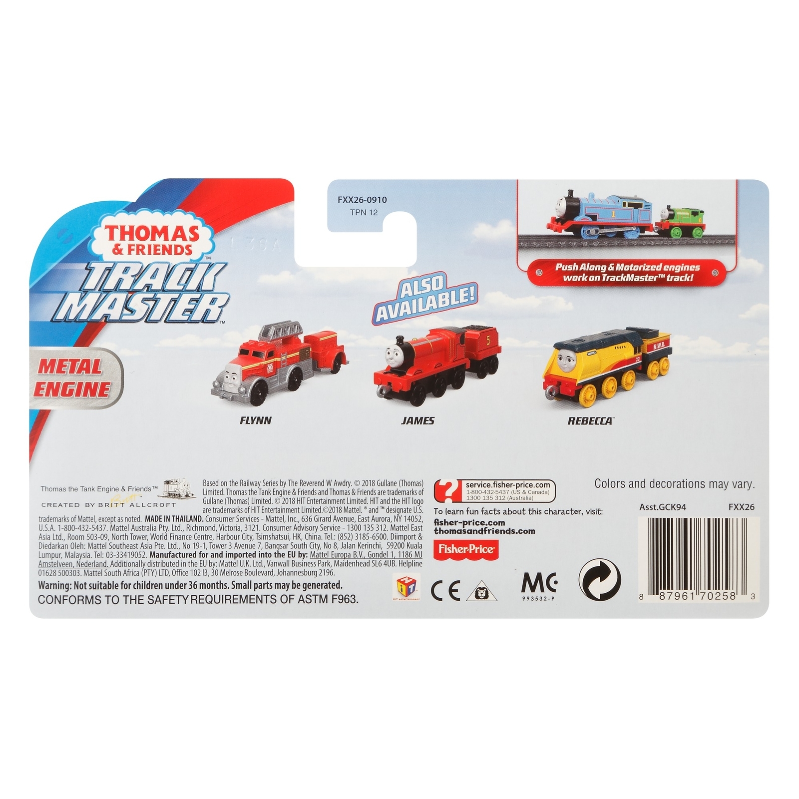 Развивающая железная дорога Thomas and Friends GCK94 - фото 3