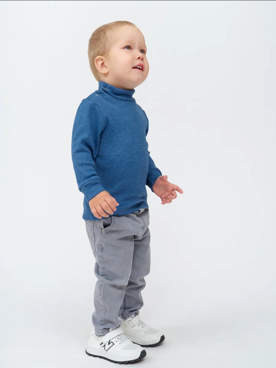 Водолазка TOTEMFOX 231КН3F/индиго меланж - фото 12