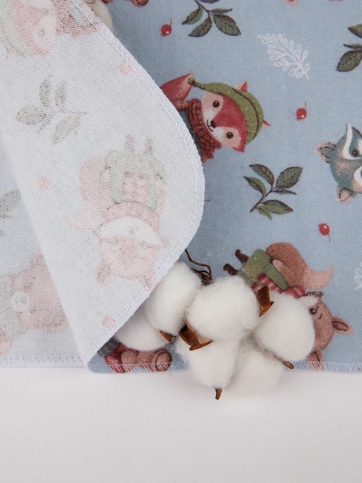 Пелёнка Чудо-Чадо Сыночку/Лес фланель 85х120 см 2 шт. - фото 20