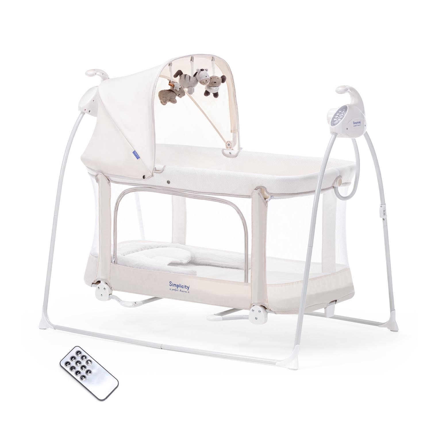 Колыбель-манеж SIMPLICITY 4030 Auto Бежевый - фото 1