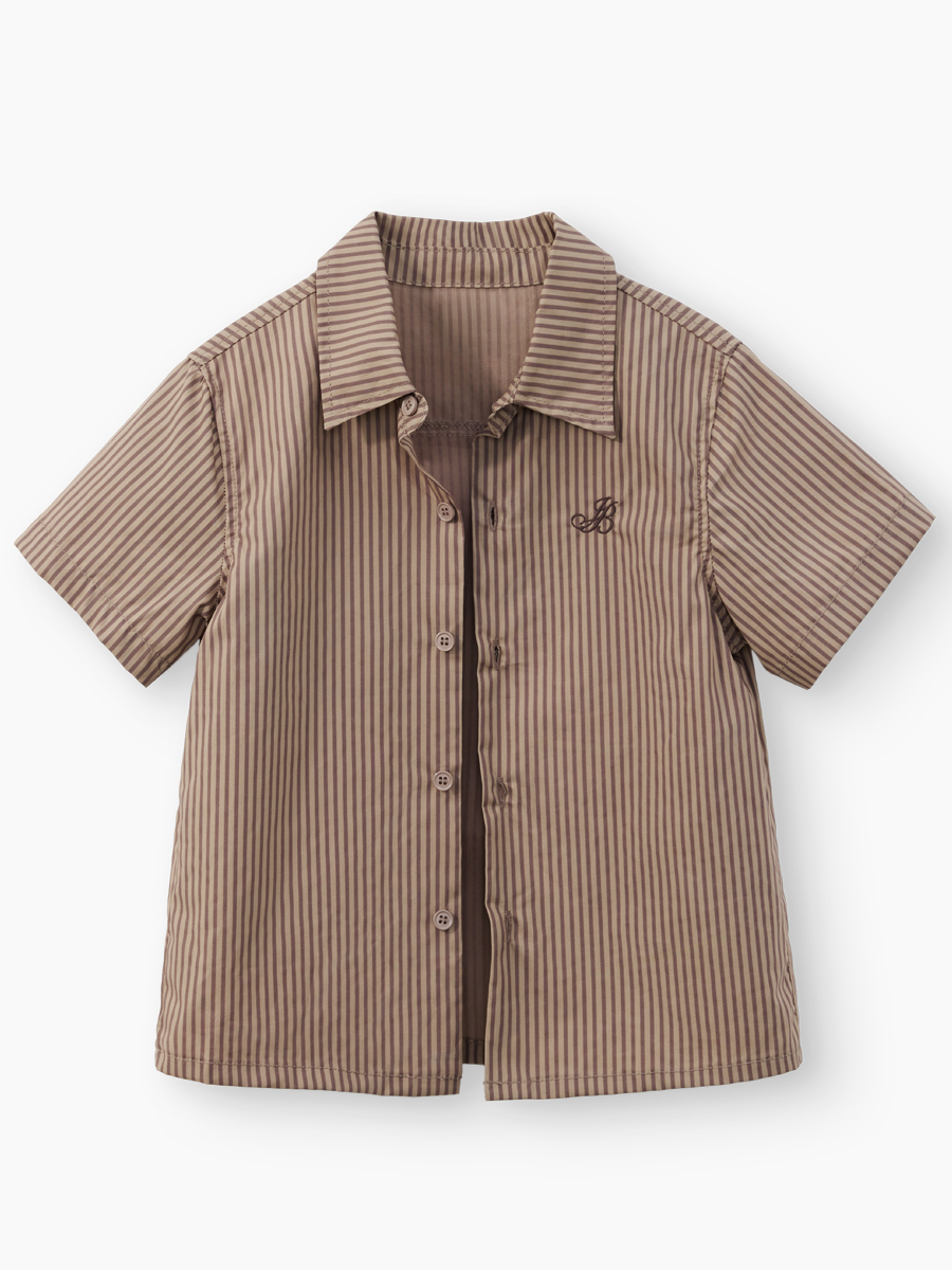 Рубашка Happy Baby 88711-1_chocolate strip - фото 2