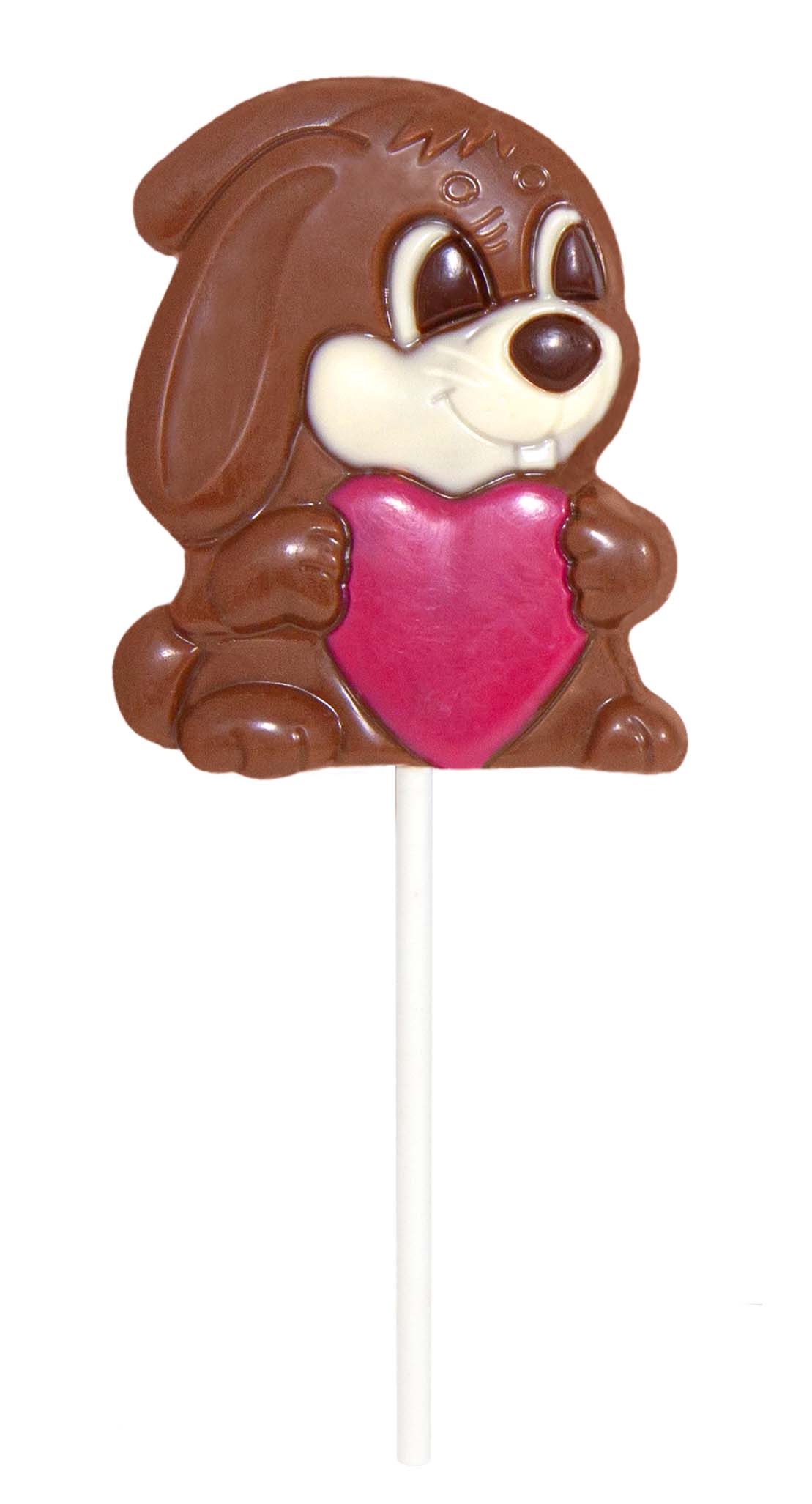 Кондитерское изделие из глазури Московская ореховая компания Шоколадная фигурка с печеньем Кролик - фото 3