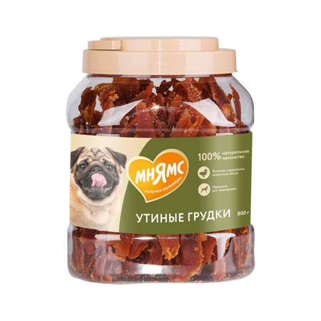 Лакомство для собак Мнямс Утиные грудки 800г