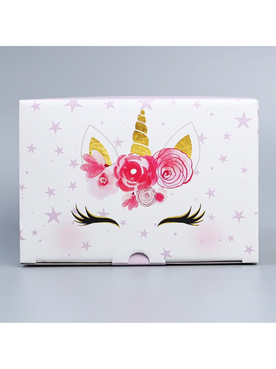 Коробка сборная Дарите Счастье Единорог 22 х 15 х 10 см - фото 5